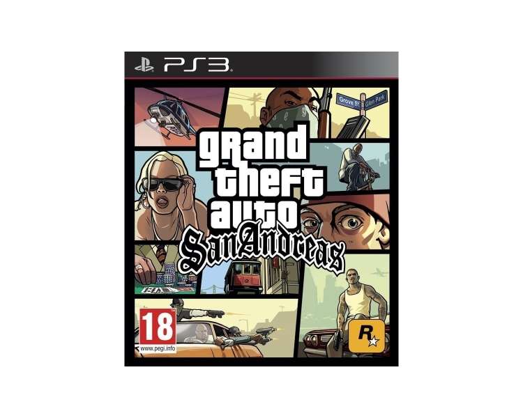 Grand Theft Auto: San Andreas (GTA), Juego para Consola Sony PlayStation 3 PS3