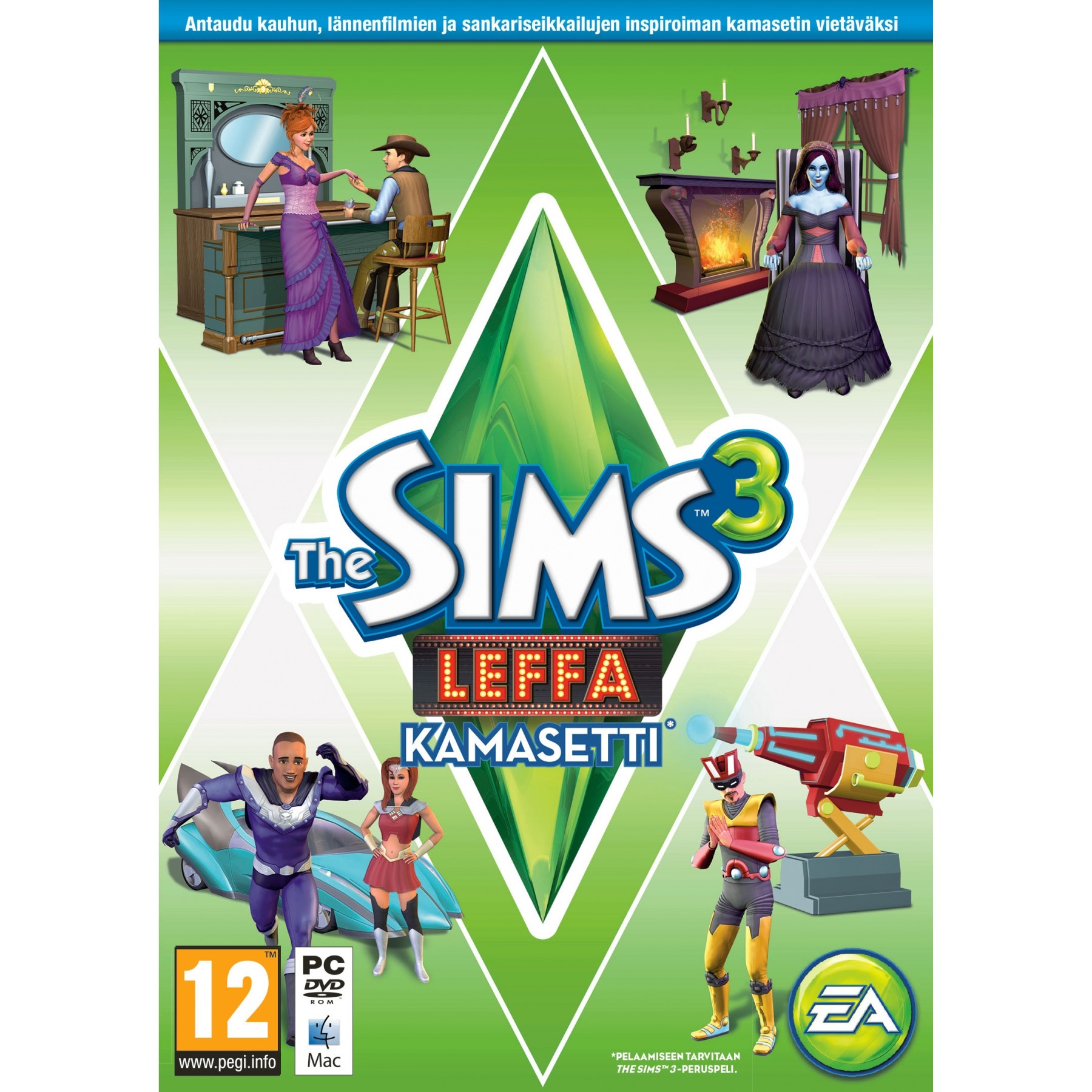 Sims 3: Leffa Kamasetti (FI) Movie Stuff, Juego para PC
