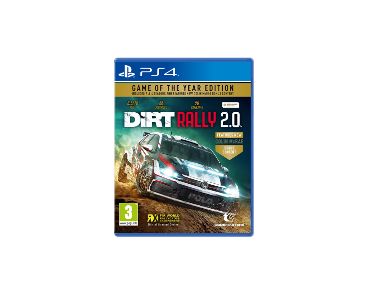 DiRT Rally 2.0 (Game of the Year Edition), Juego para Consola Sony PlayStation 4 , PS4