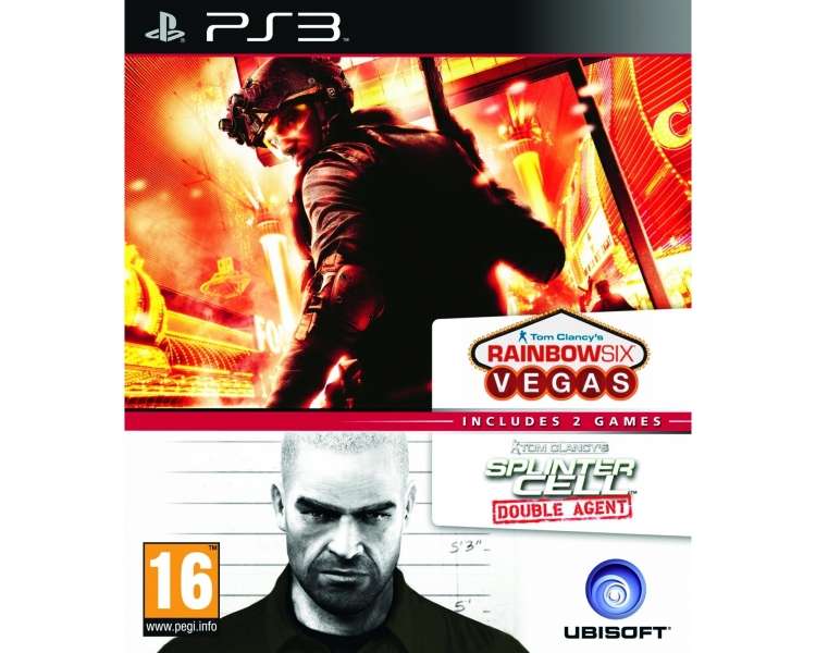 Splinter Cell Double Agent + Rainbow 6 Vegas Compilation Juego para Consola Sony PlayStation 3 PS3