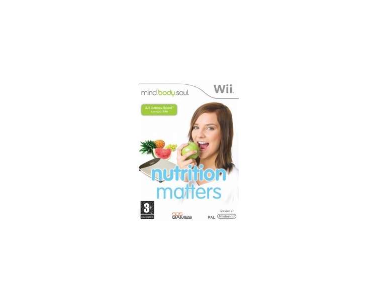 MB & S: Nutrition Matters, Juego para Nintendo Wii