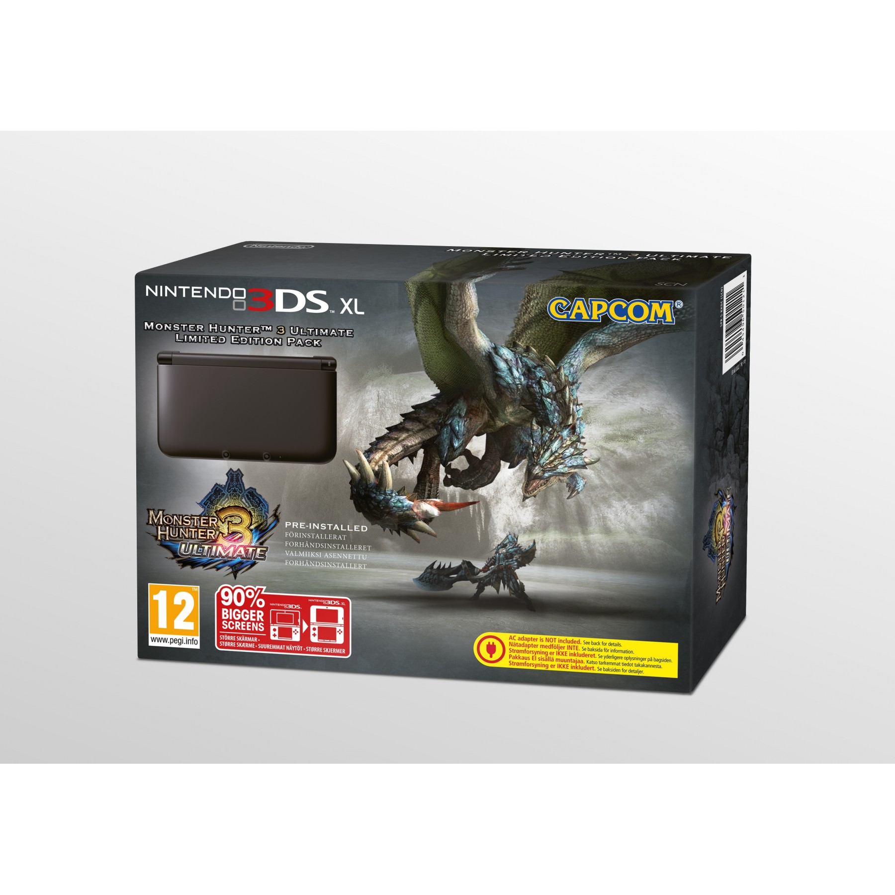 Nintendo 3DS  XL Console Monster Hunter 3 Ultimate Limited Edition Pack