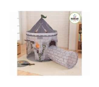 KidKraft - Castle Tent with Tunnel  - Grey (215)