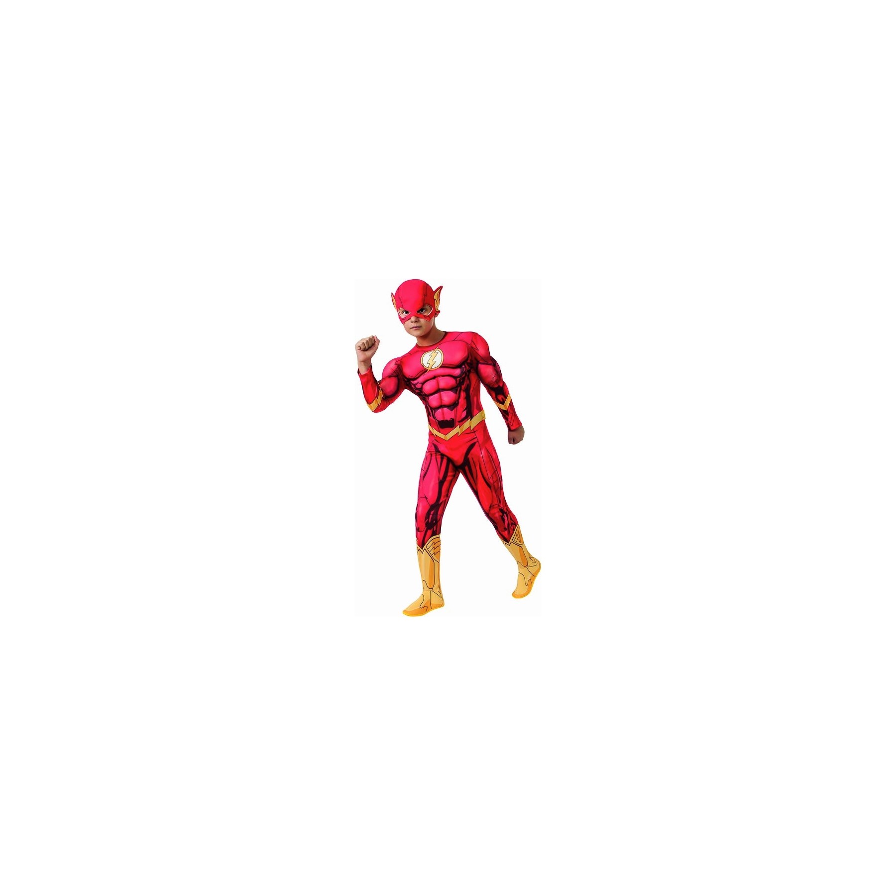 Rubies - The Flash - Deluxe Muscle Chest Costume - Small  (881369)