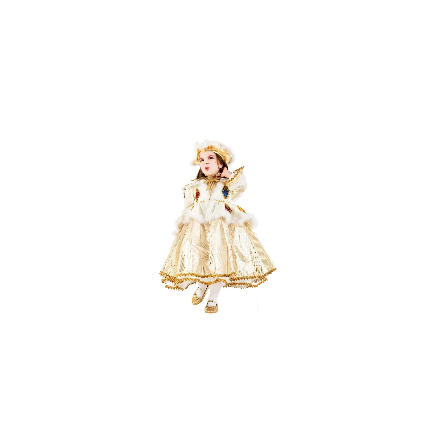 Veneziano - Arlecchina Velvet Costume - 5 Years (3822)