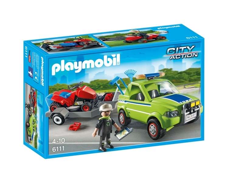 Playmobil - Landscaper with Lawn Mower (6111)