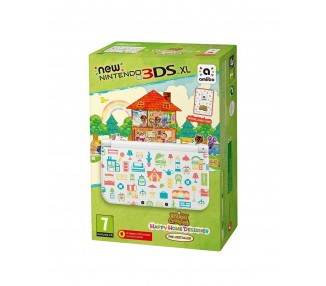 New Nintendo 3DS XL Console - Animal Crossing Happy Home Designer Bundle