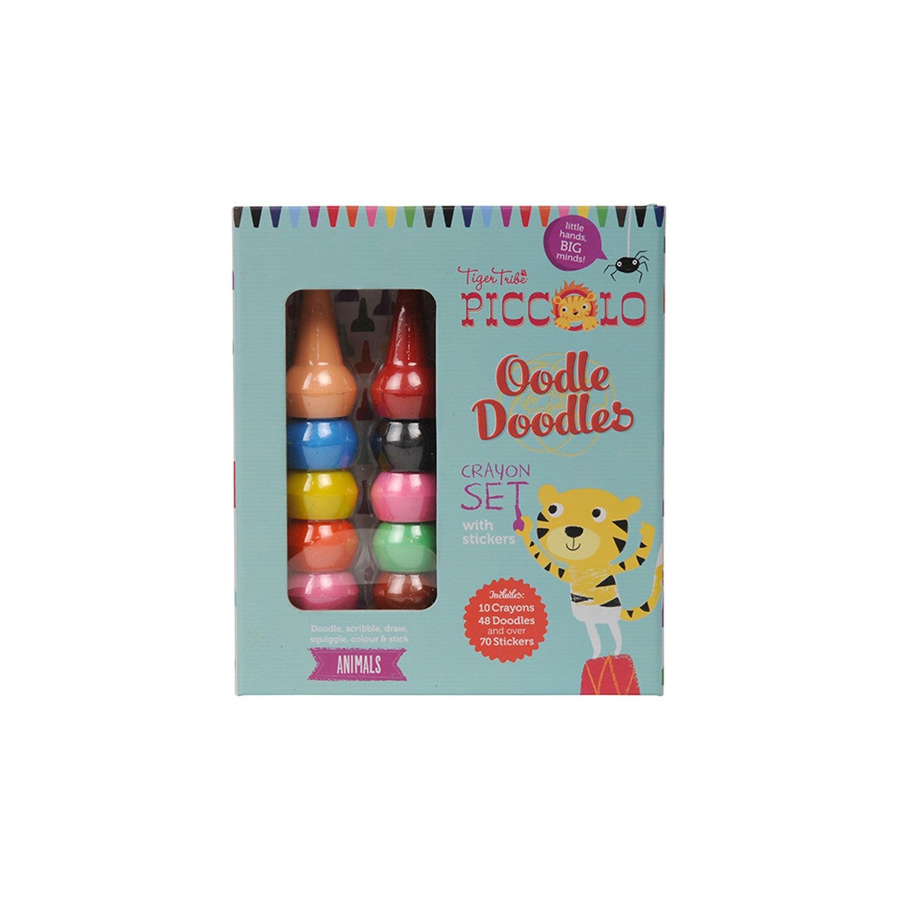 Tiger Tribe - Oodle Doodle Crayon Set - Animals (TT6-0216)