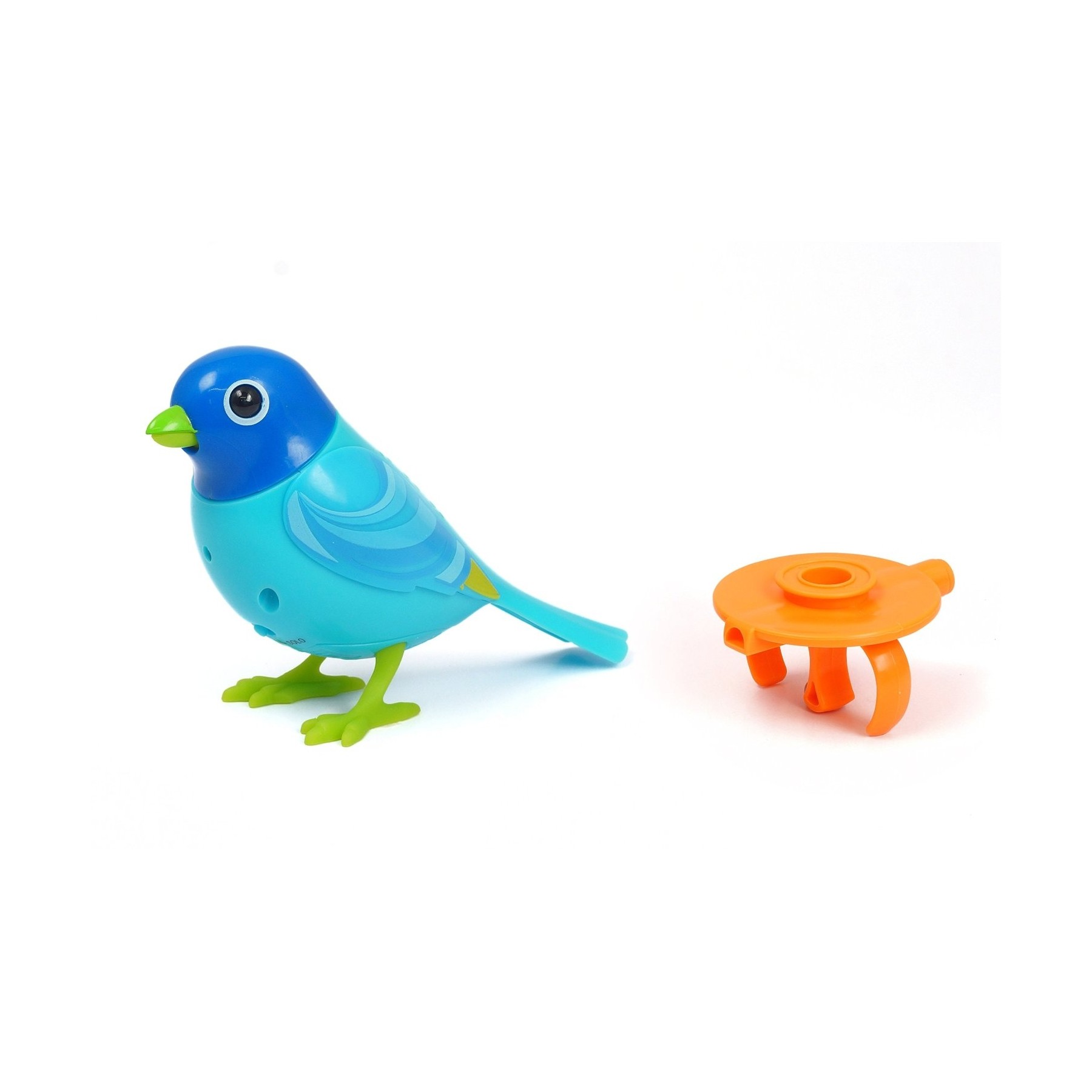 DigiBird with Whistle Ring - Blue - Blue with Dark blue and green