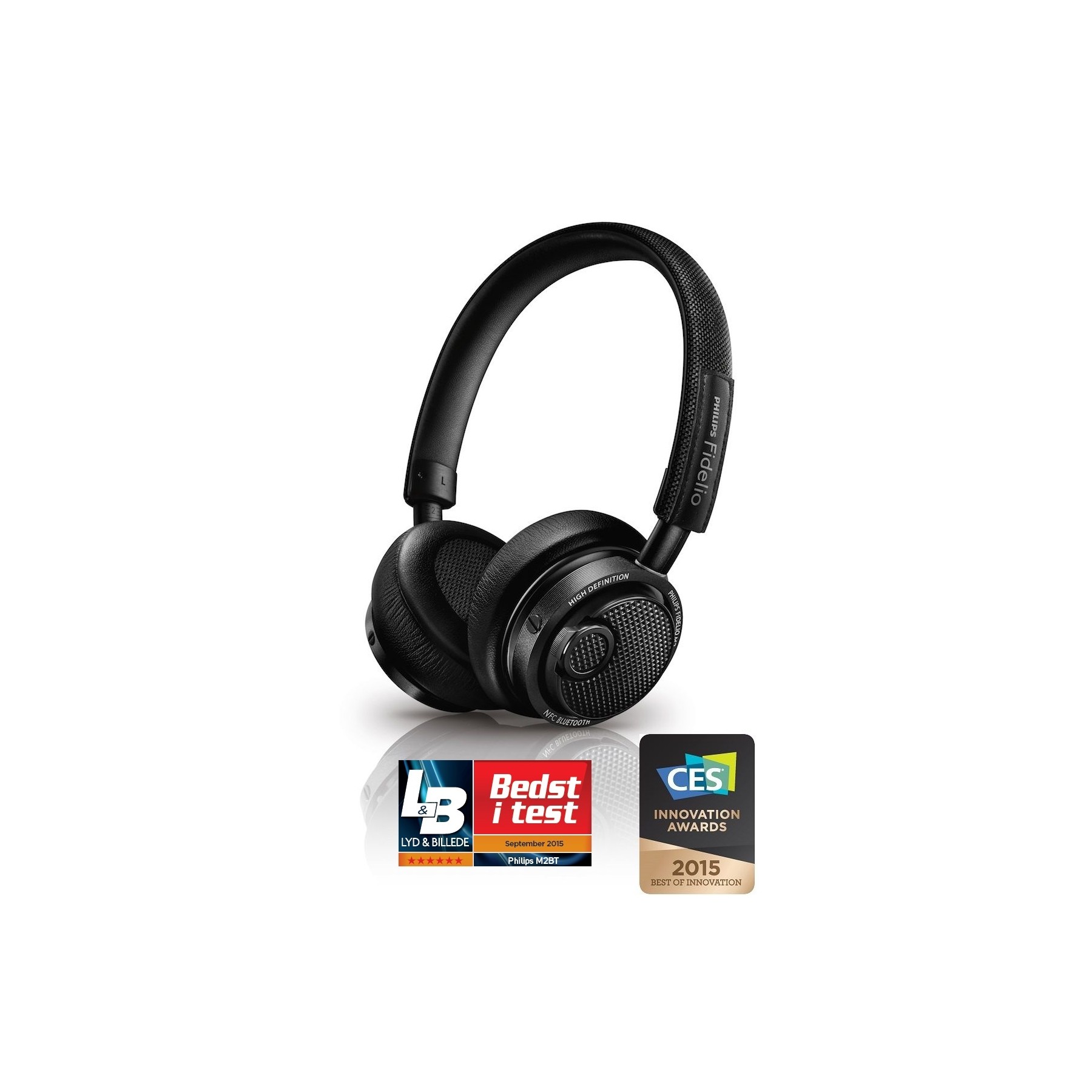 Philips - Fidelio wireless bluetooth headphones M2BTBK/00