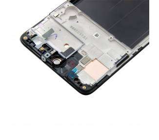Kit Reparación Pantalla para Samsung Galaxy A31 A315F, Con Marco, Negra, TFT