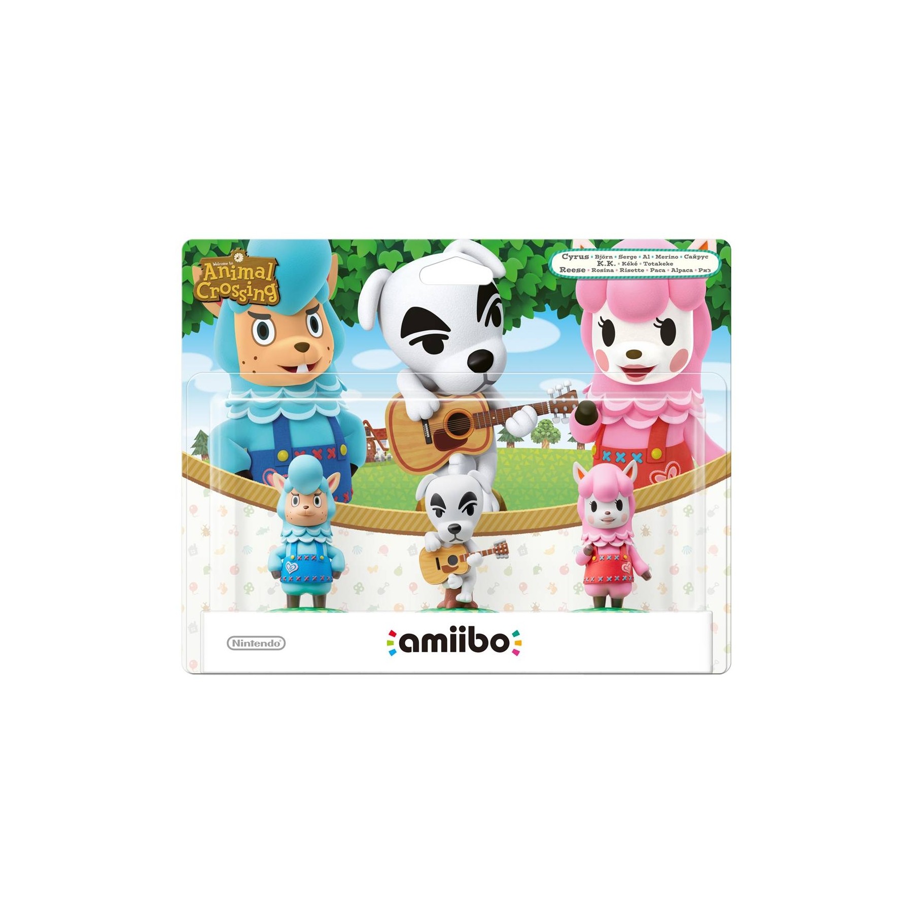 Nintendo Amiibo Figurine Cyrus, K.K. and Reese Triple Pack
