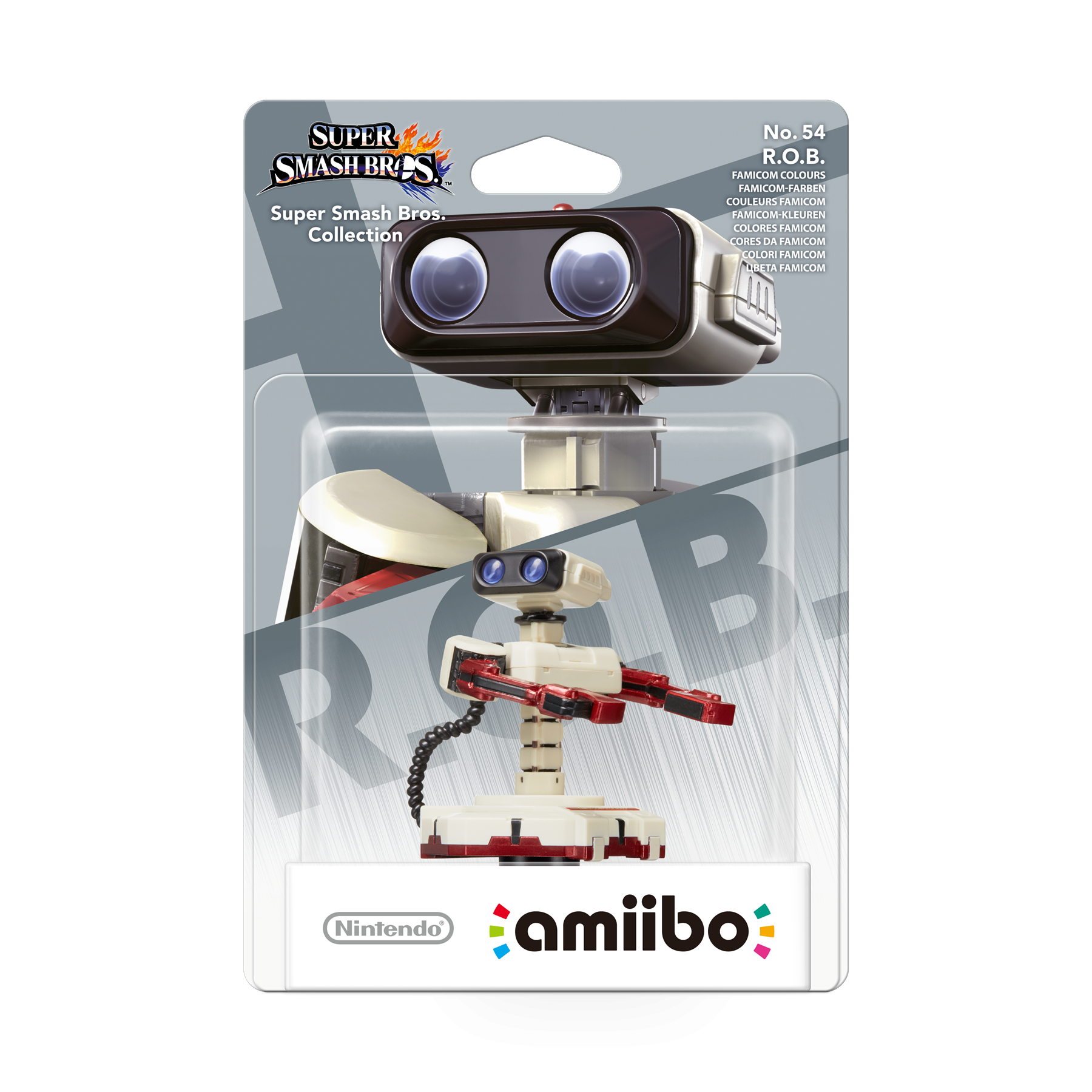 Nintendo Amiibo Figurine R.O.B. Famicom Colours (Super Smash Bros. Collection)