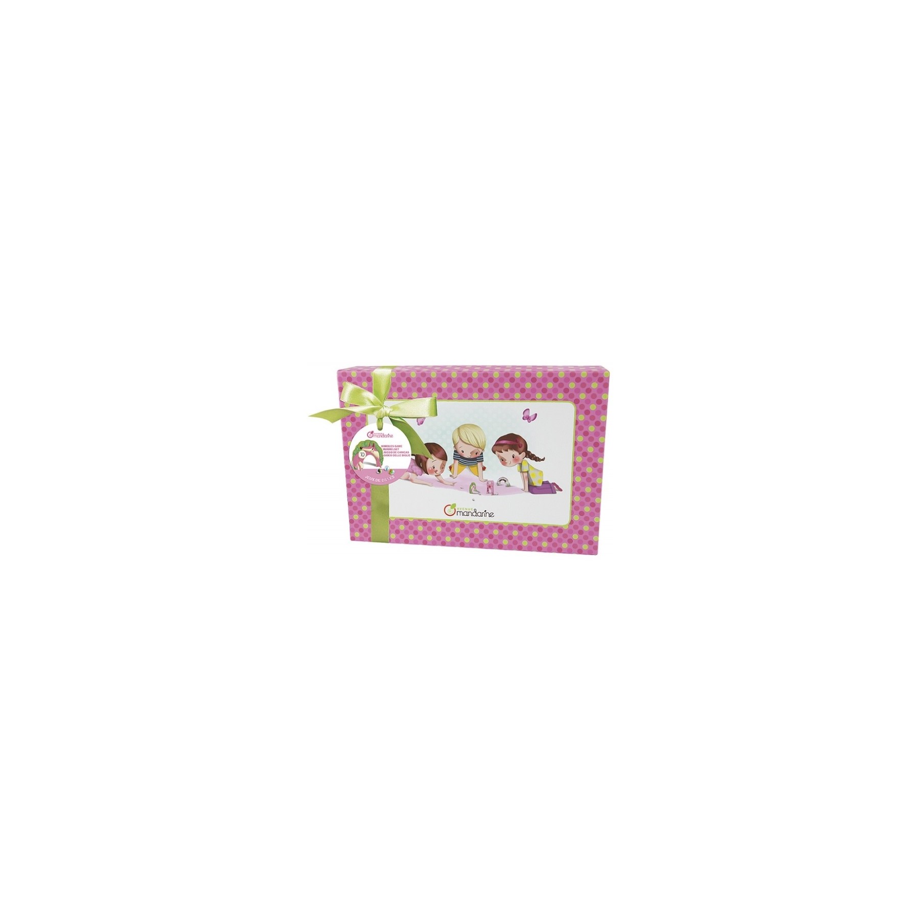 Avenue Mandarine - Dis-moi - Boxed Marbles game - Pink (62429O)
