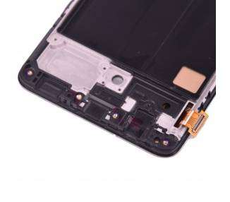 Kit Reparación Pantalla para Samsung Galaxy A51 2020 A515 con Marco, Negra, OLED