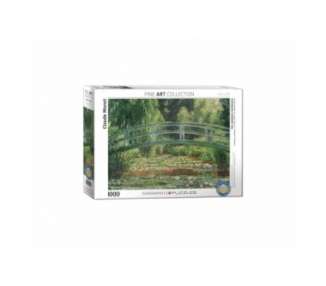 Rompecabezas EuroGraphics - Claude Monet - El Puente Japonés - 1000 Piezas