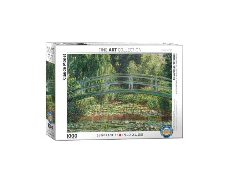 Rompecabezas EuroGraphics - Claude Monet - El Puente Japonés - 1000 Piezas