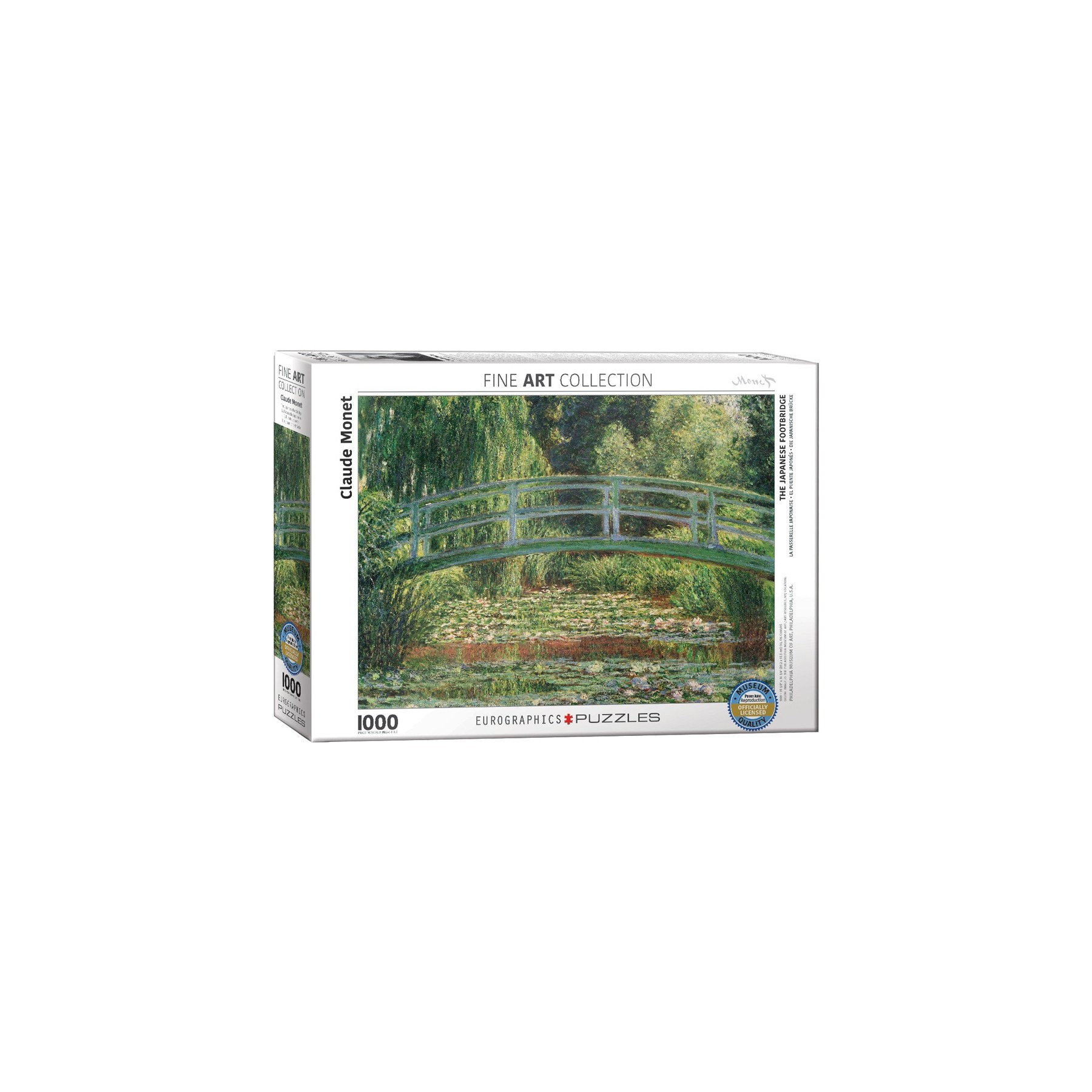 EuroGraphics Puzzle - Claude Monet - The Japanese Footbridge - 1000 pc