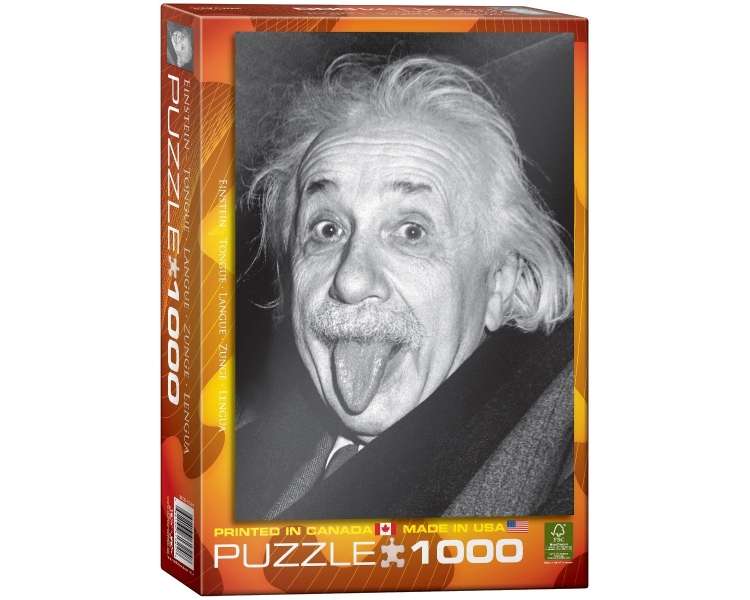 EuroGraphics Puzzle - Einstein, Tongue - 1000 pc