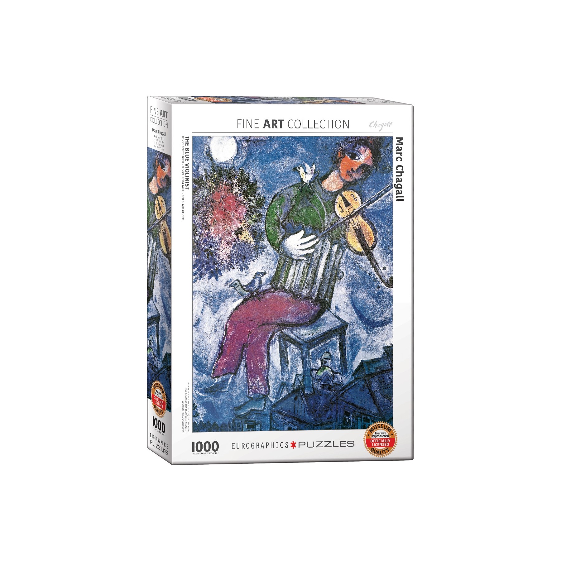 EuroGraphics Puzzle - Marc Chagall - The Blue Violinist - 1000 pc