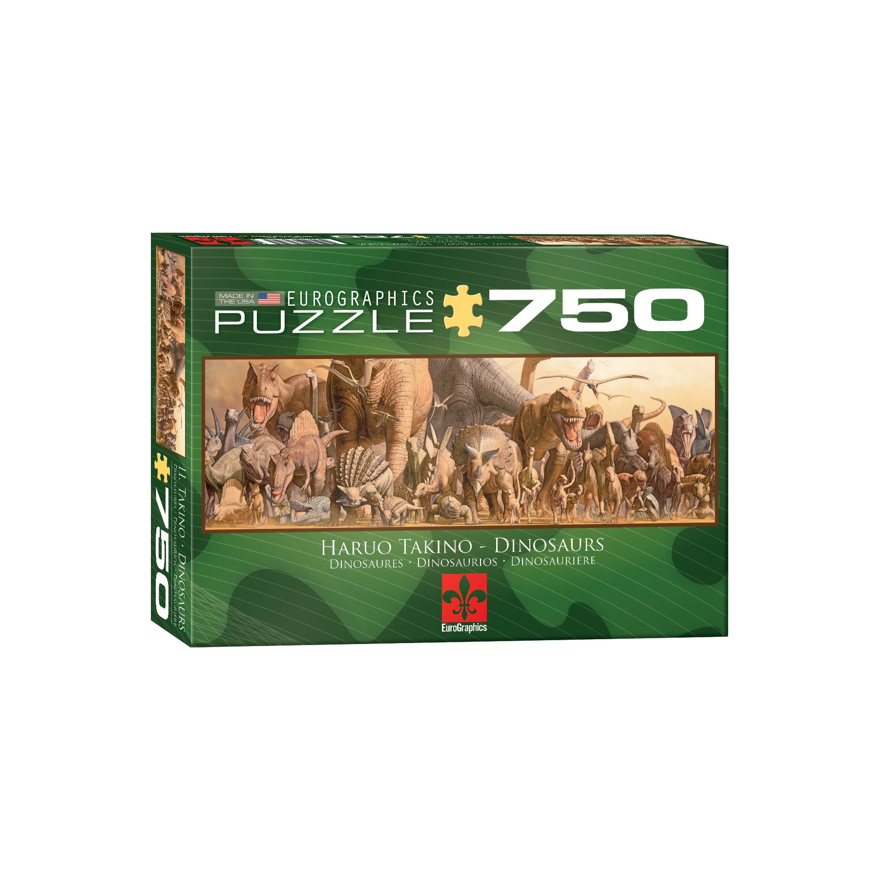 EuroGraphics Puzzle - Dinosaur, Takino - 750 pc