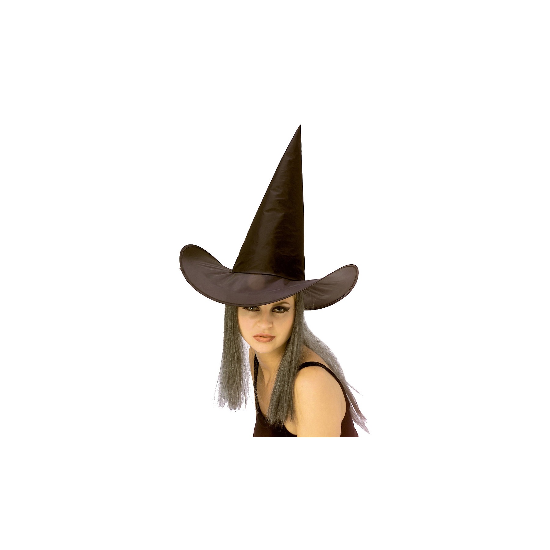 Rubies Adult - Witch Hat with Grey Hair (H157)