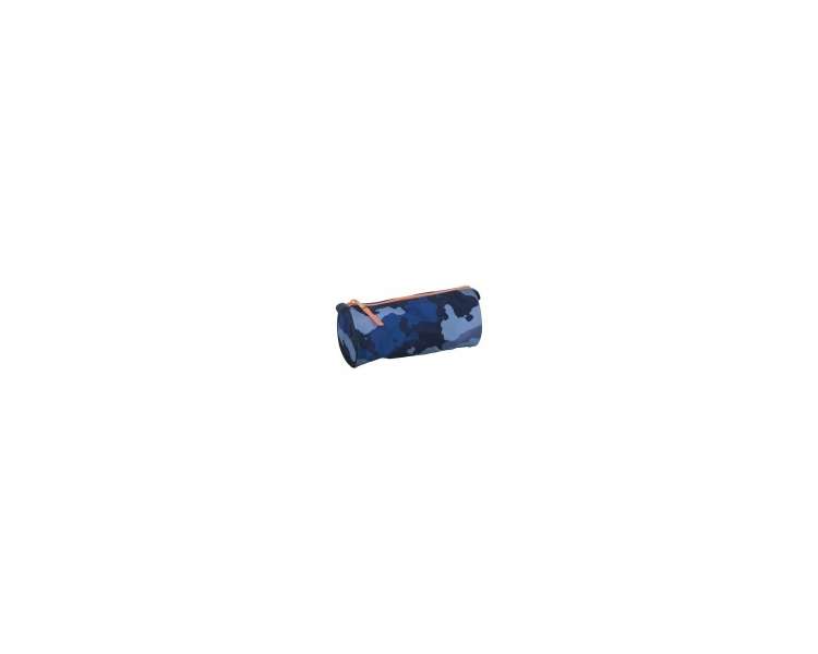 Ticket to Heaven - Round pencil case - Blue camouflage (10057-5320-002)
