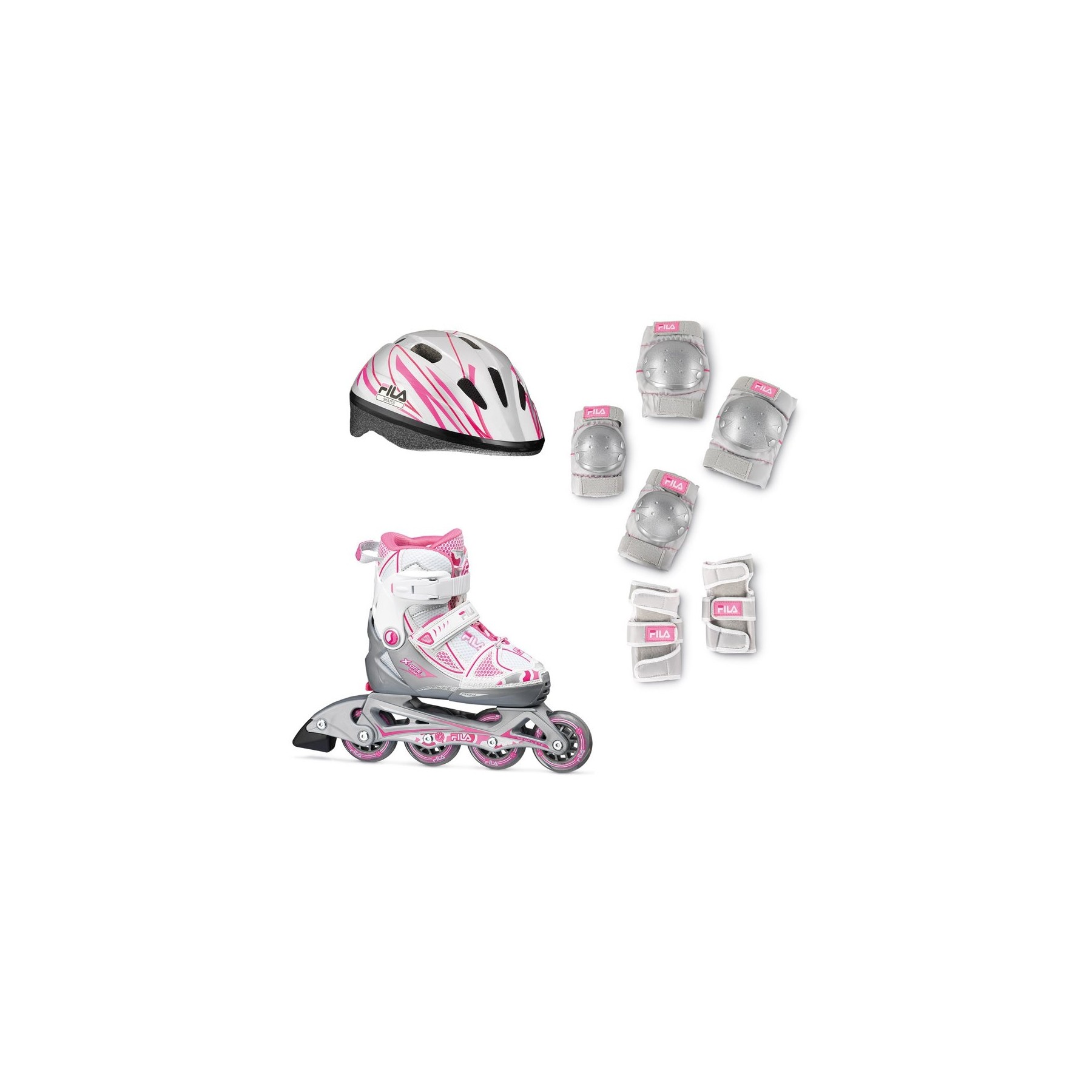 FILA - Rollerblades - X-ONE - Combo Set Pink (38-41)