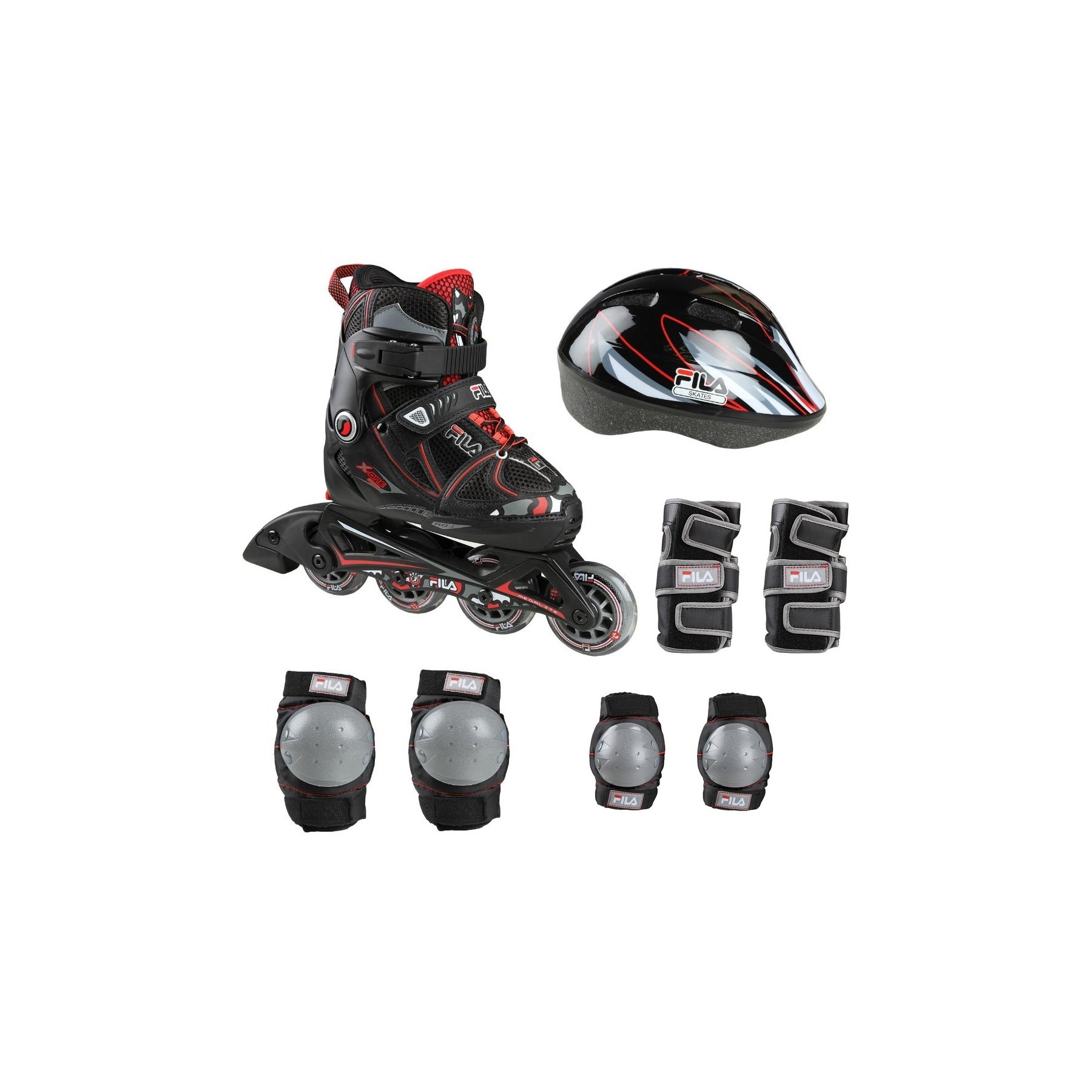 FILA - Rollerblades - X-ONE - Combo Set Black (38-41)