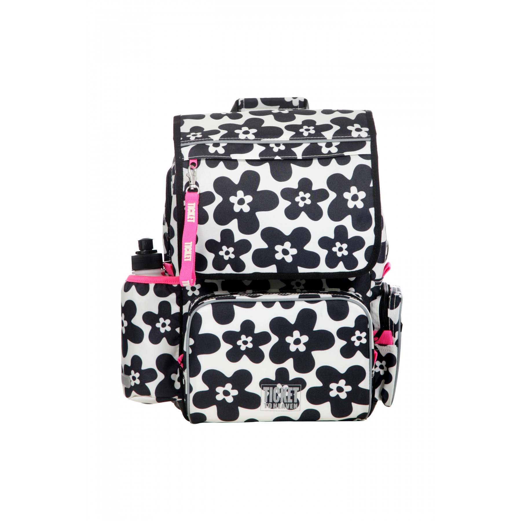 Ticket to Heaven - Backpack classic - Jet black flower