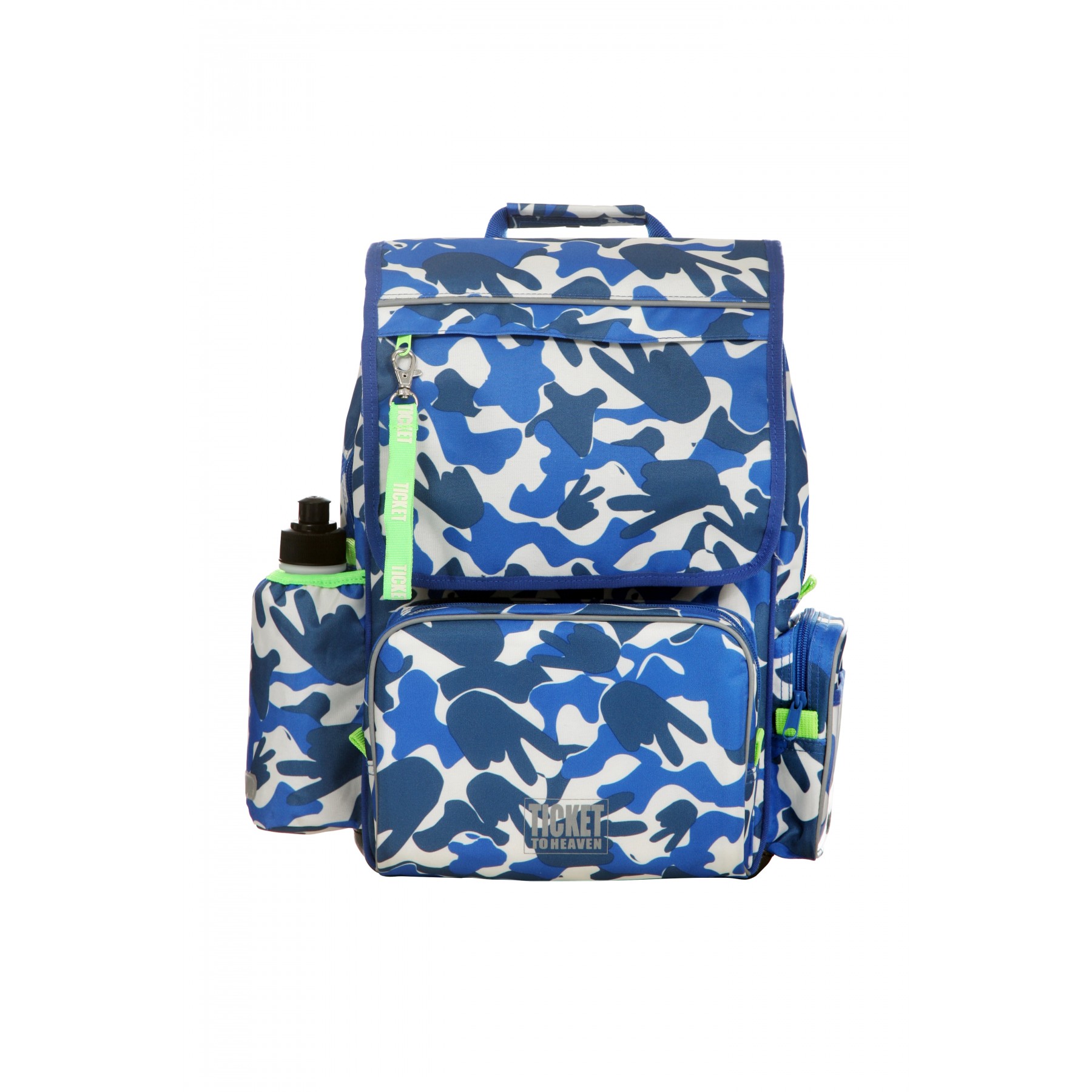 Ticket to Heaven - Backpack classic - Blue Camuflage