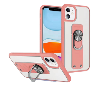 Funda Gel Bracket Samsung Galaxy S21 Iman con soporte de Anilla 4-Colores