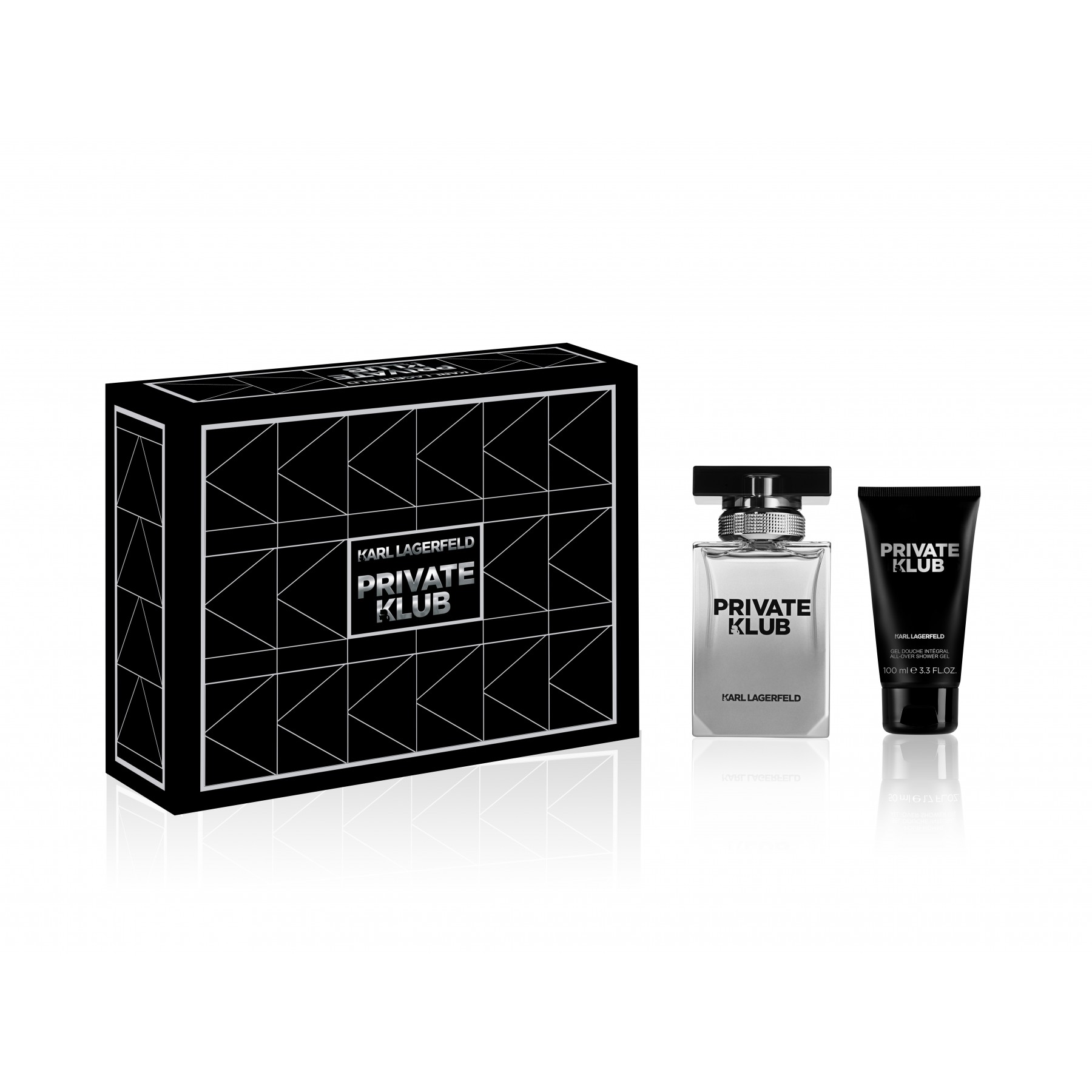 Karl Lagerfeld - Private Klub Men EDT 50 ml + Showergel 100 ml - Giftset