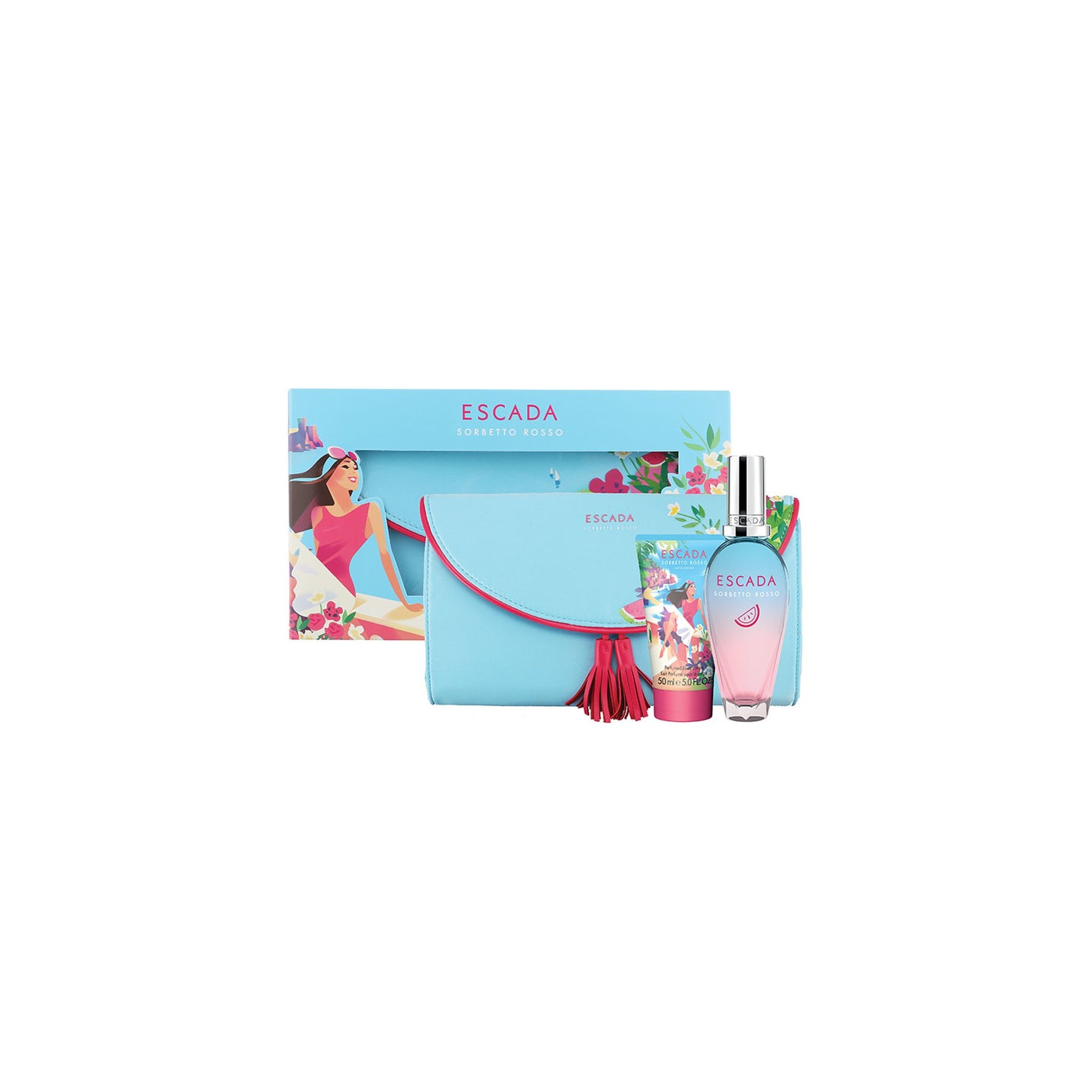 Escada - Sorbetto Rosso EDT 50 ml + Bodylotion 50 ml - Giftset