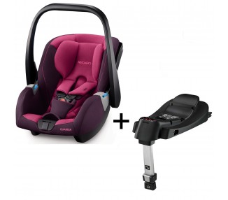 Recaro - Guardia Incl. Smart Click Isofix Base - Power Berry