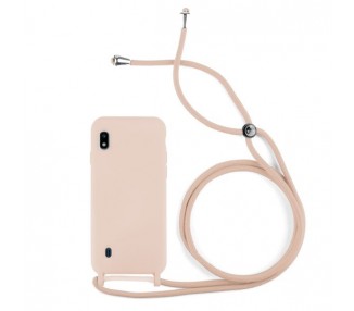 Funda suave con Cordón Samsung Galaxy A12 5-Colores