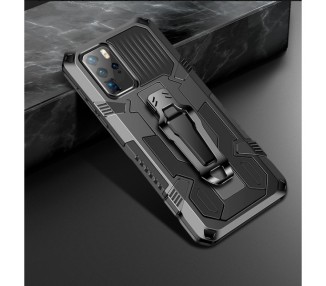 Funda Anti-shock Xiaomi Redmi Note 9S / 9 Pro con Imán y Soporte de Clip