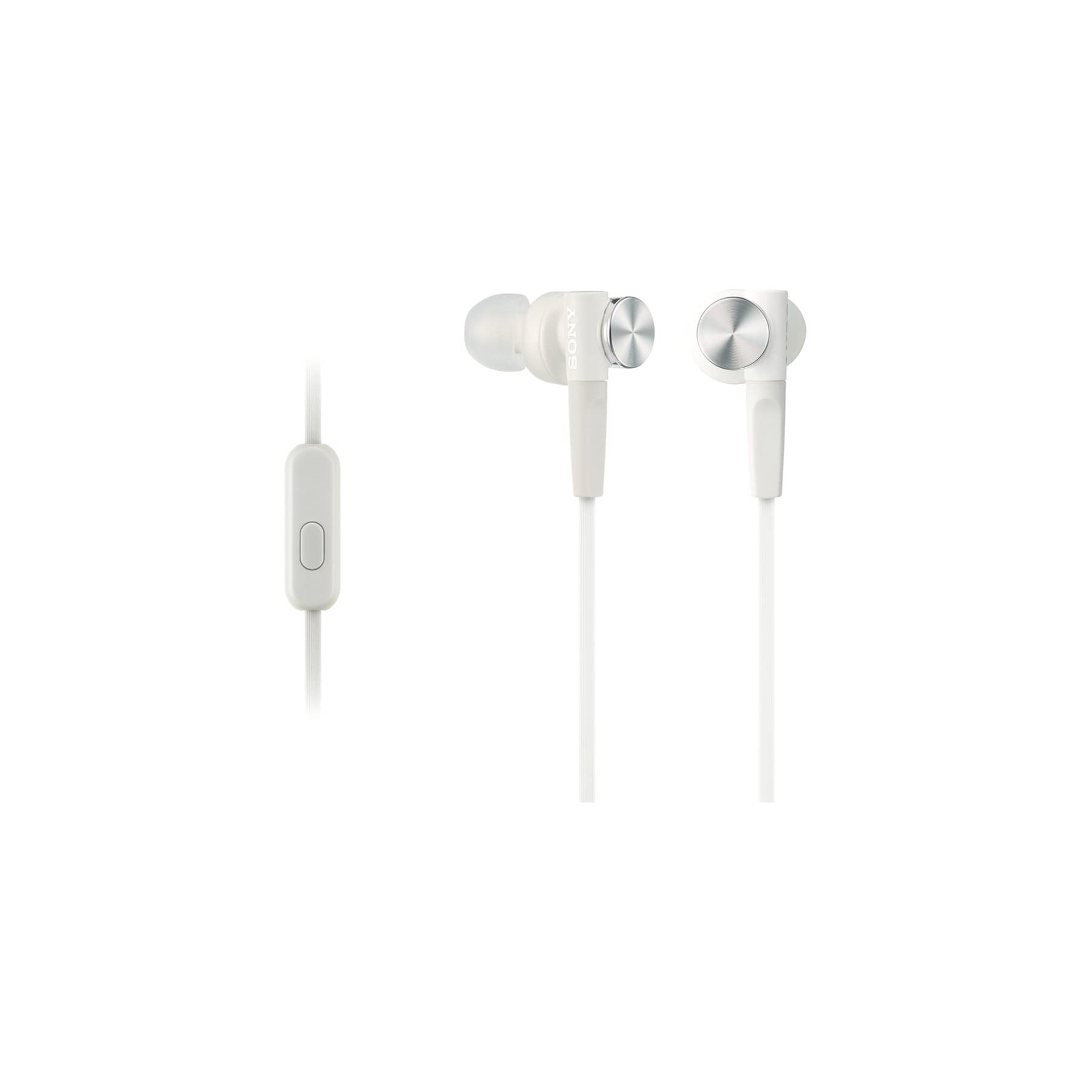 Sony - MDR-XB50AP Earphones With Extra Bass