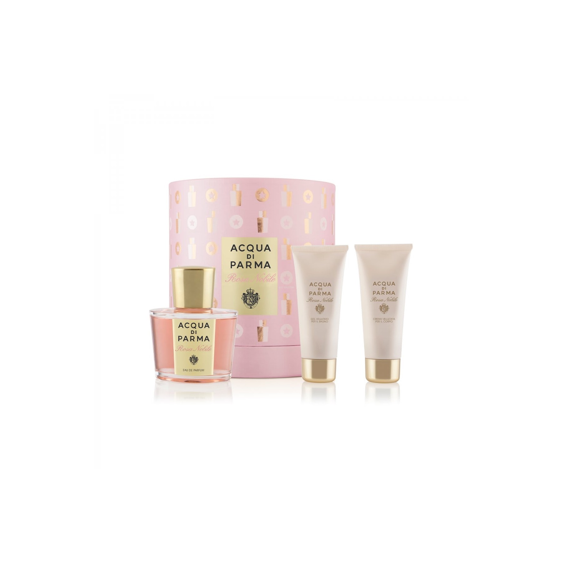 Acqua di Parma - Rosa Nobile EDP 100 ml + Shower Gel 75 ml + Body Cream 75 ml - Giftset