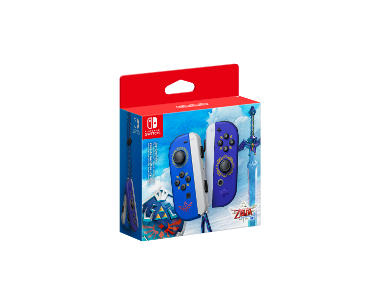 Nintendo Switch Joy-Con Controller Controlador Mando Pair Azul Zelda Edition