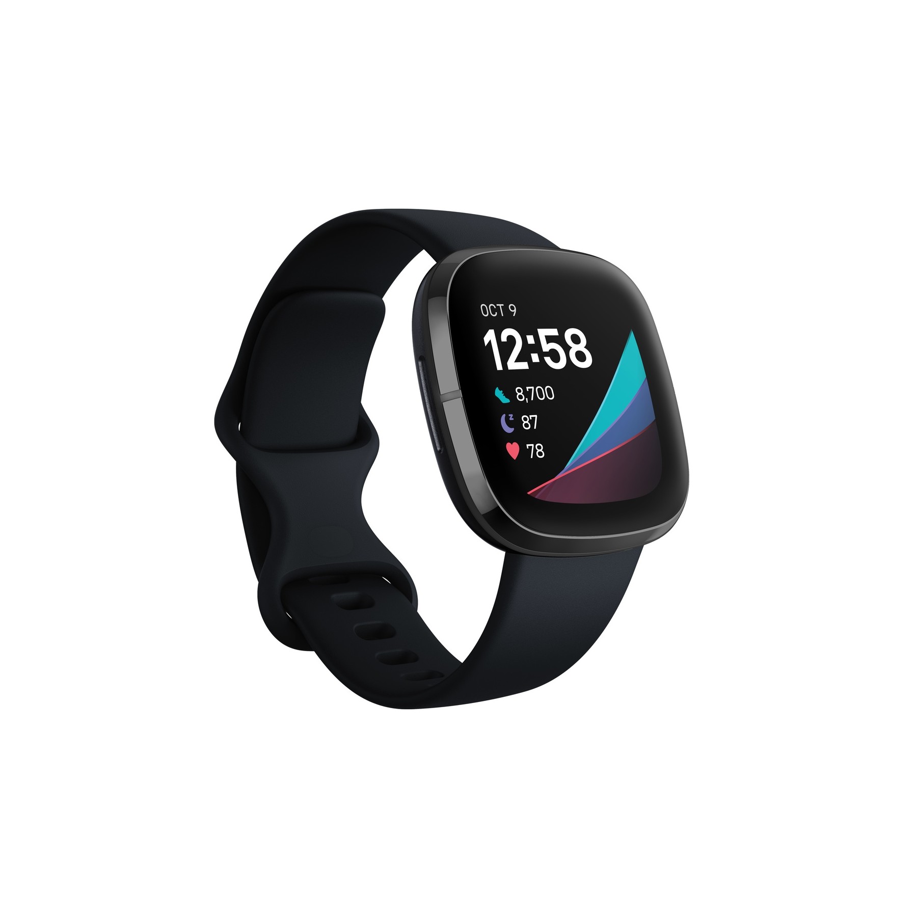 Fitbit - Sense Advanced Smart Health Smartwatch - Carbon/Graphite