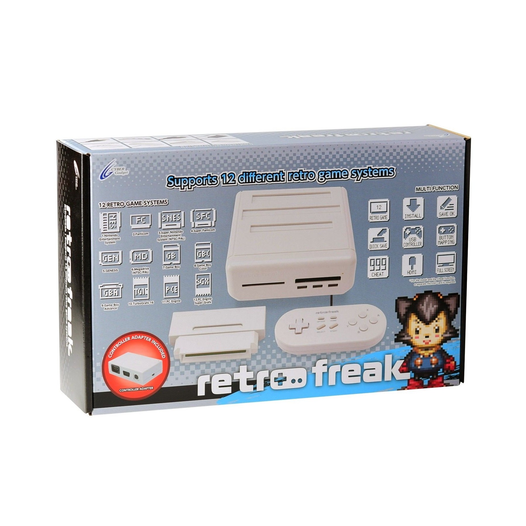Retro Freak 12-1 Retro Games Console - Standard Edition