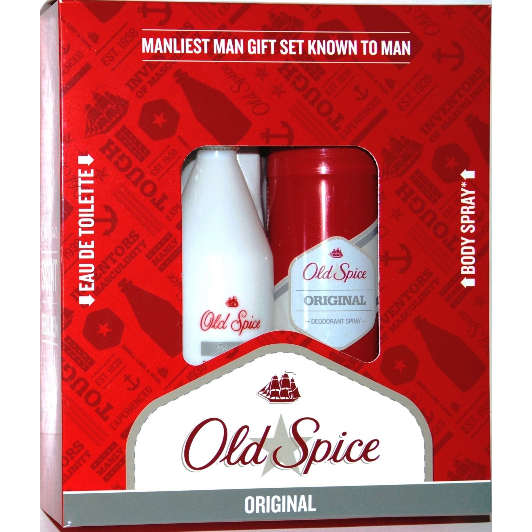 Old Spice - EDT original 100ml + Deo Spray 150ml - Giftset