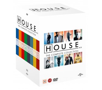 House M.D. - Complete Box Season 1-8 (46 disc) - DVD