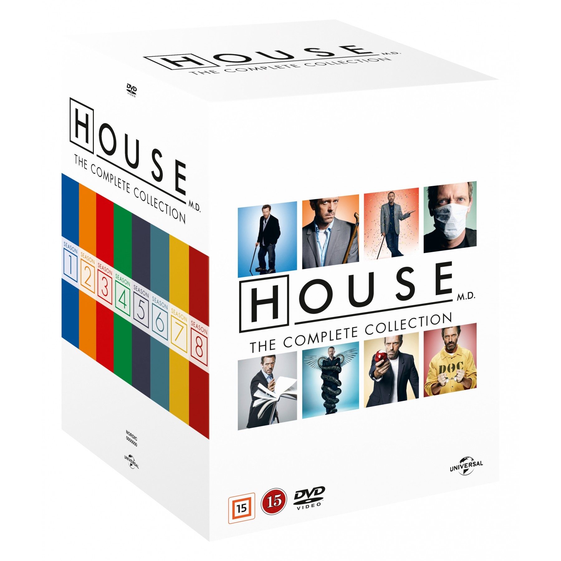 House M.D. - Complete Box Season 1-8 (46 disc) - DVD