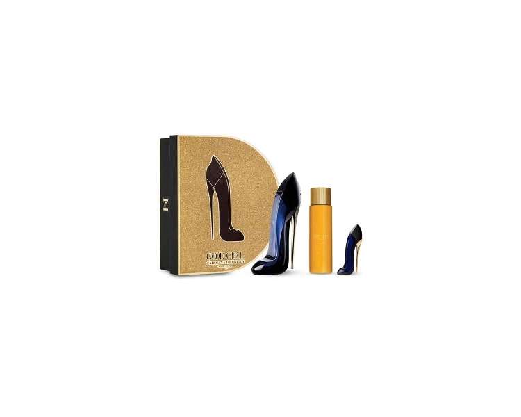 Carolina Herrera - Good Girl Edp 80 ml + EDP Mini + Leg Oil 100 ml - Giftset