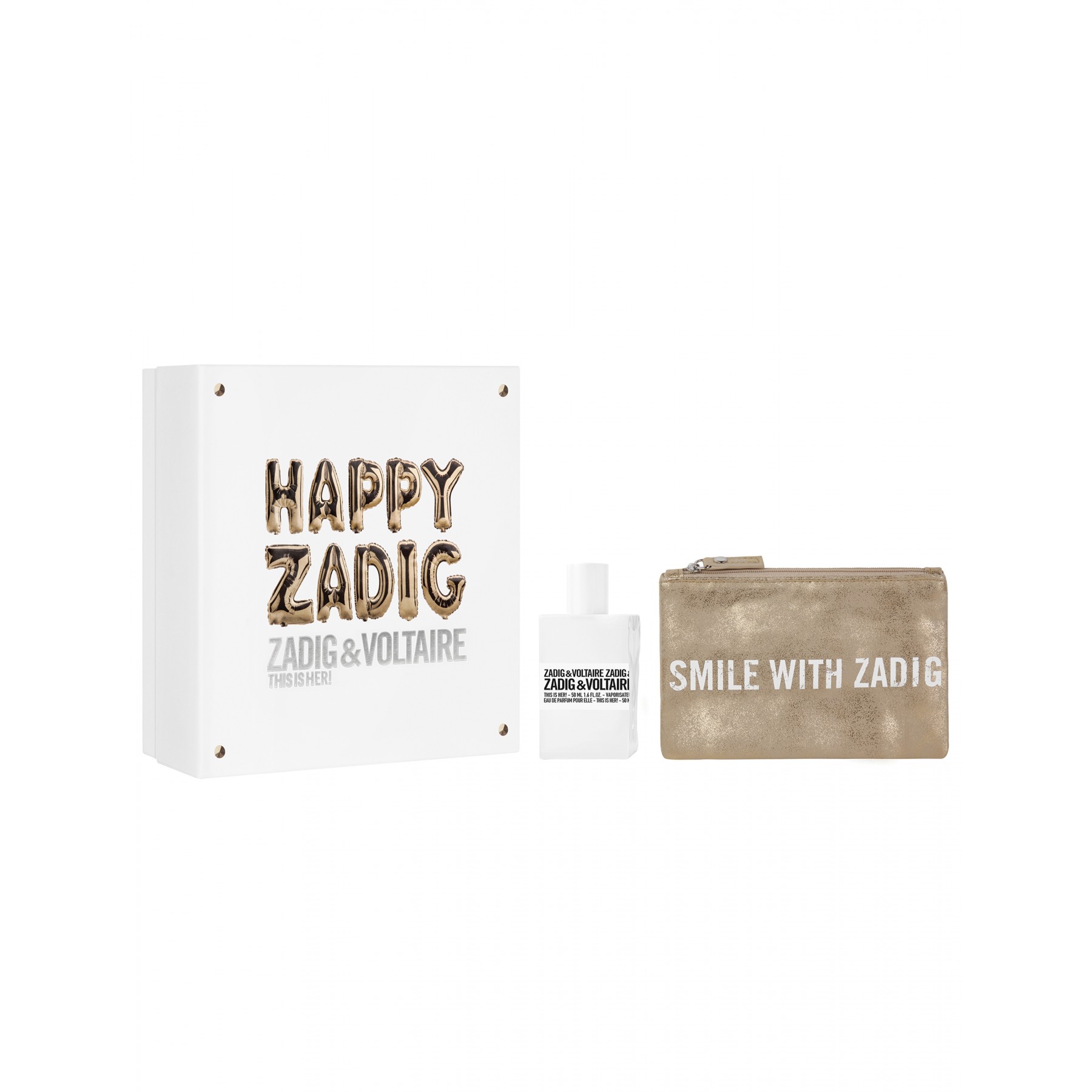 Zadig & Voltaire - This is Her EDP 50 ml + Pouch - Giftset