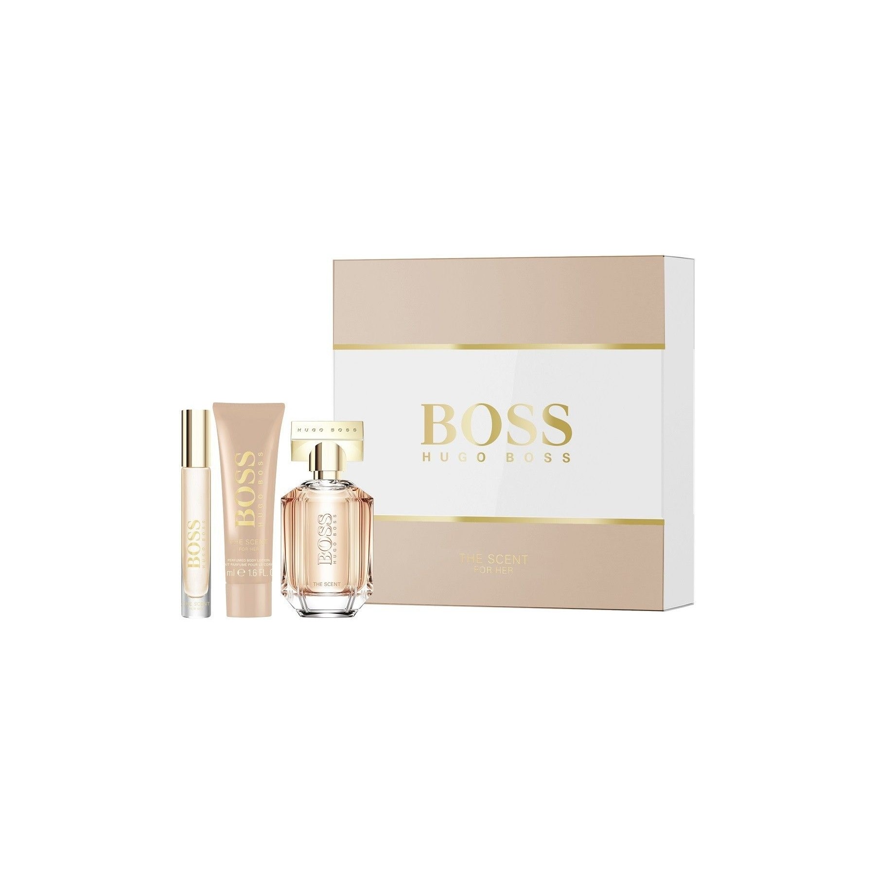 Hugo Boss - The Scent for Her EDP 100 ml + Body Lotion 50 ml + EDP 7 ml - Giftset