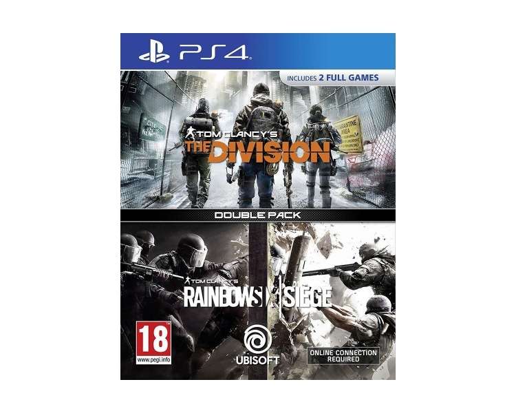Tom Clancys The Division + Rainbow Six Siege Double Pack Juego para Consola Sony PlayStation 4 , PS4