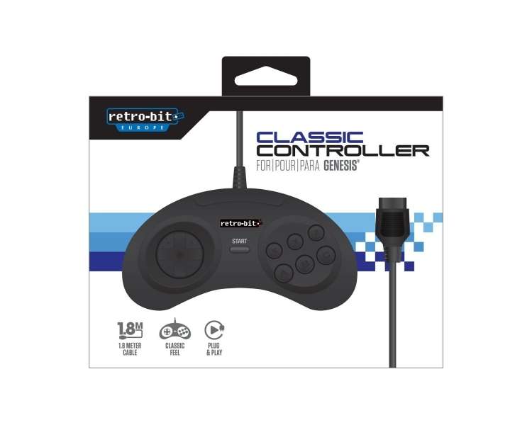 Mega Drive Classic Controller Controlador Mando Retro-Bit